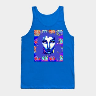 Blue Street Angel Tank Top